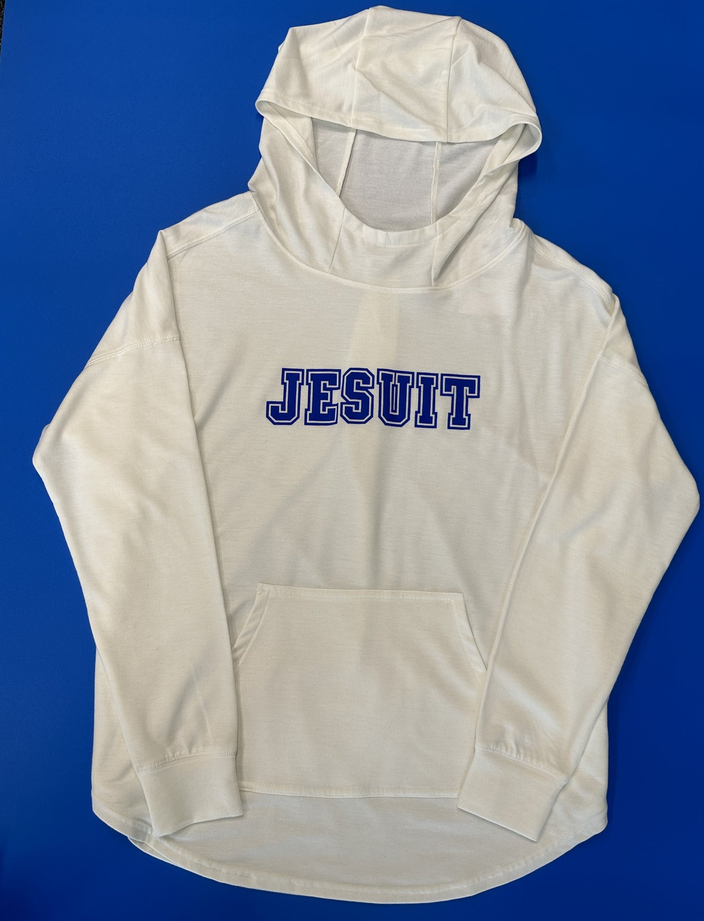 Gear for Sports 68% Polyester/33% Rayon/5% Spandex. French Terry fabric features draped hood with drop shoulders & hi-low hem with back pleat.