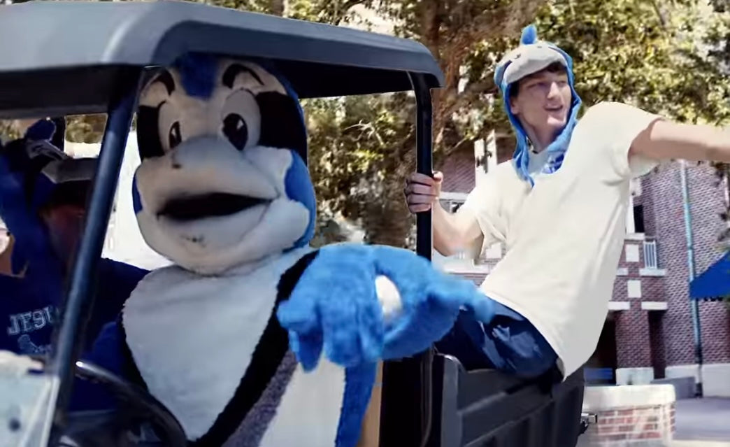 Show your Blue Jay Spirit! You'll want to wear your Jayson Plush Headwear to all of the games to cheer on the JAYS!