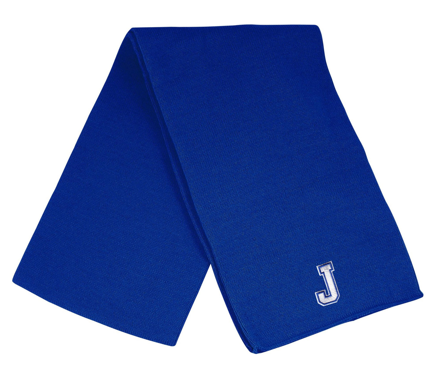 Logo Fit. 100% Acrylic. 60 inch long. Hand wash - dry flat. J logo.