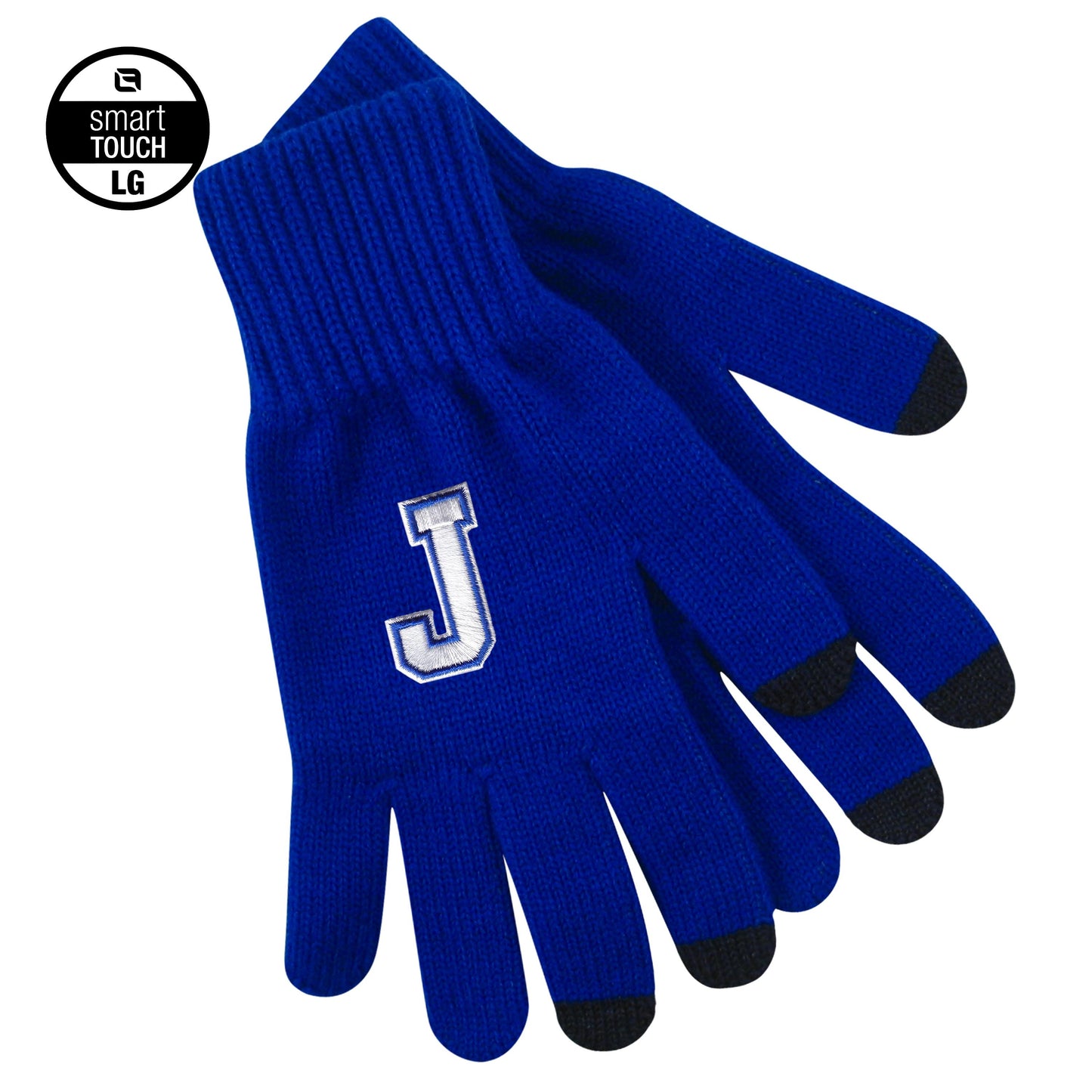 Logo Fit.
83% acrylic/15% polyester/1% Spandex/1% wool/nylon/Elex.
Smart touch knit gloves. Can text while wearing!
Available in 2 sizes - Medium & Large.
J logo.