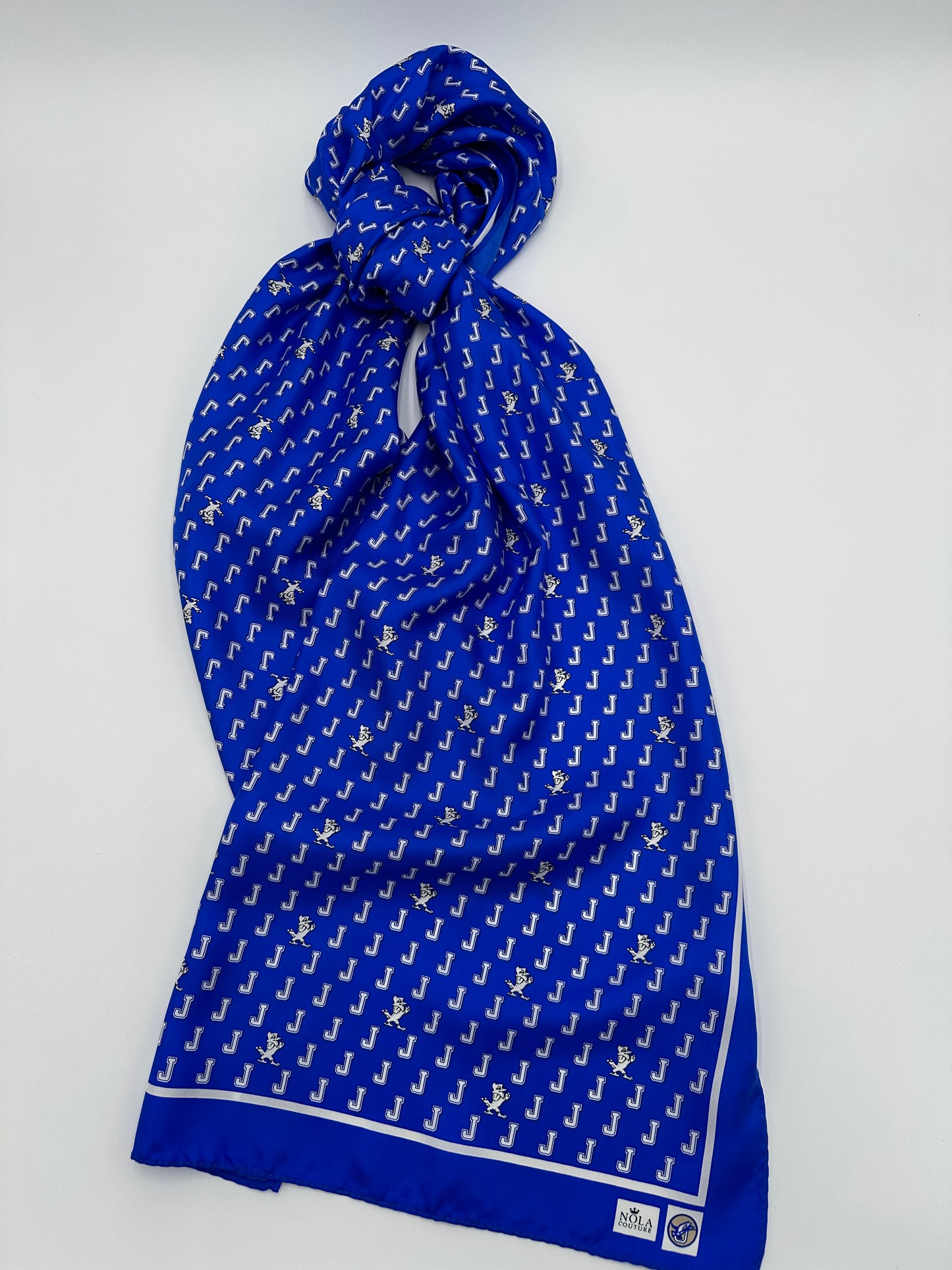 NOLA Couture 100% Silk. Exclusive J/Jayson Fabric. 16 x 66 inches. Dry Clean Only!
