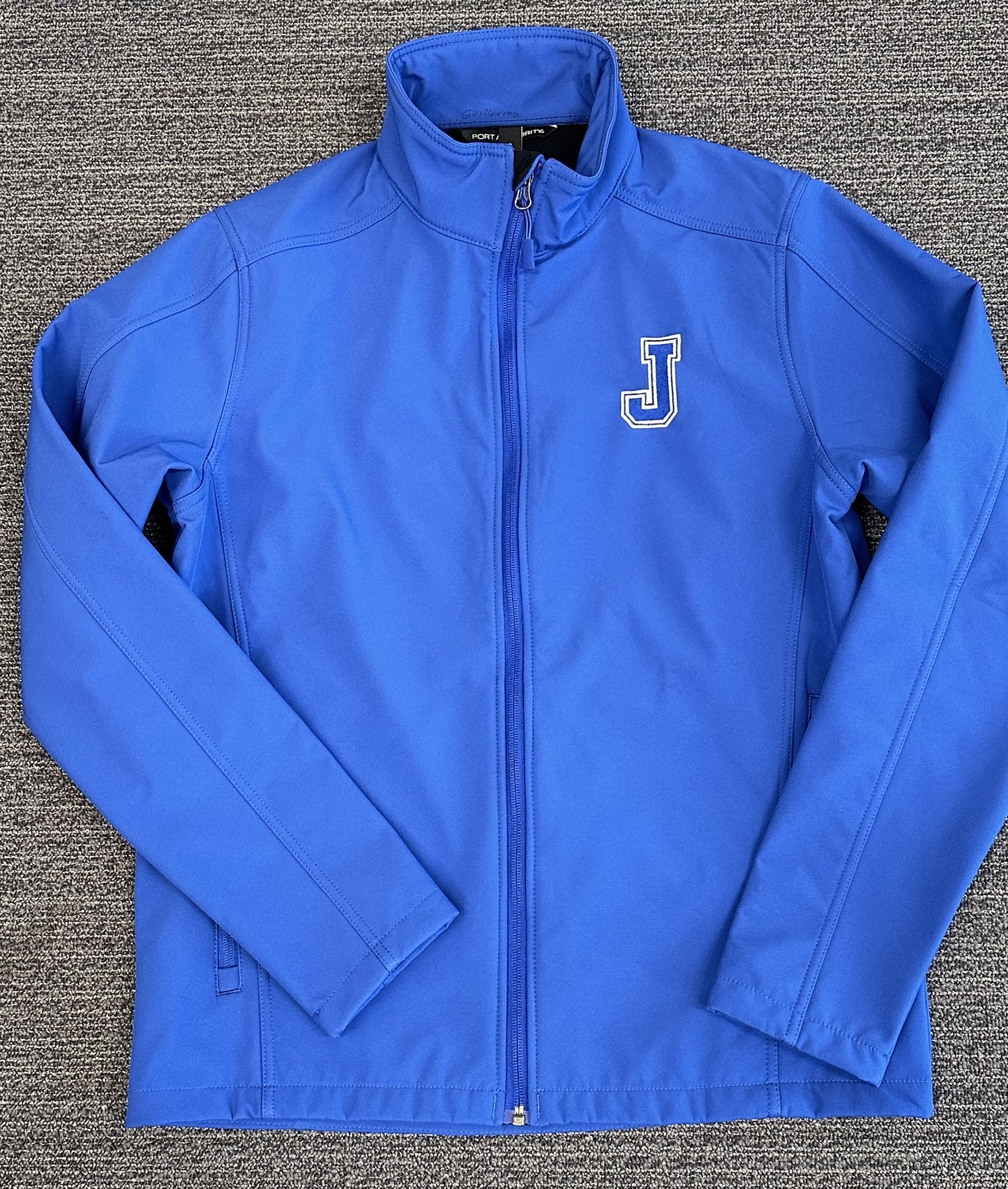Port Authority 100% Polyester Fleece Lined. Embroidered J logo.