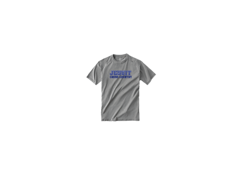 Tasc Performance.
The shirt that started this New Orleans brand!
Lightweight performance fabric for year-round comfort, modified raglan shoulder, 30" length.
52% Organic Cotton/43% Viscose from Bamboo/5% Lycra Spandex.
Jesuit CROSS COUNTRY logo.