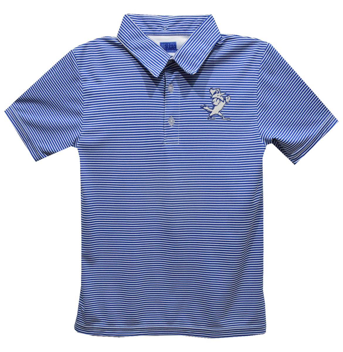 Vive La Fete. 100% Polyester. Moisture wicking. Embroidered Jayson logo.