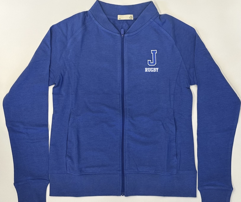 Tasc Performance.
53% Organic Cotton/43% Viscose from Bamboo/4% Lycra.
Ribbed Baseball-style collar, side pockets, raglan sleeves, baby rib sleeve cuffs & bottom band, semi-fitted, 23" body length.
THIS IS A PRE-ORDER. ORDERS WILL BE READY IN EARLY DECEMBER.
Embroidered J RUGBY logo.