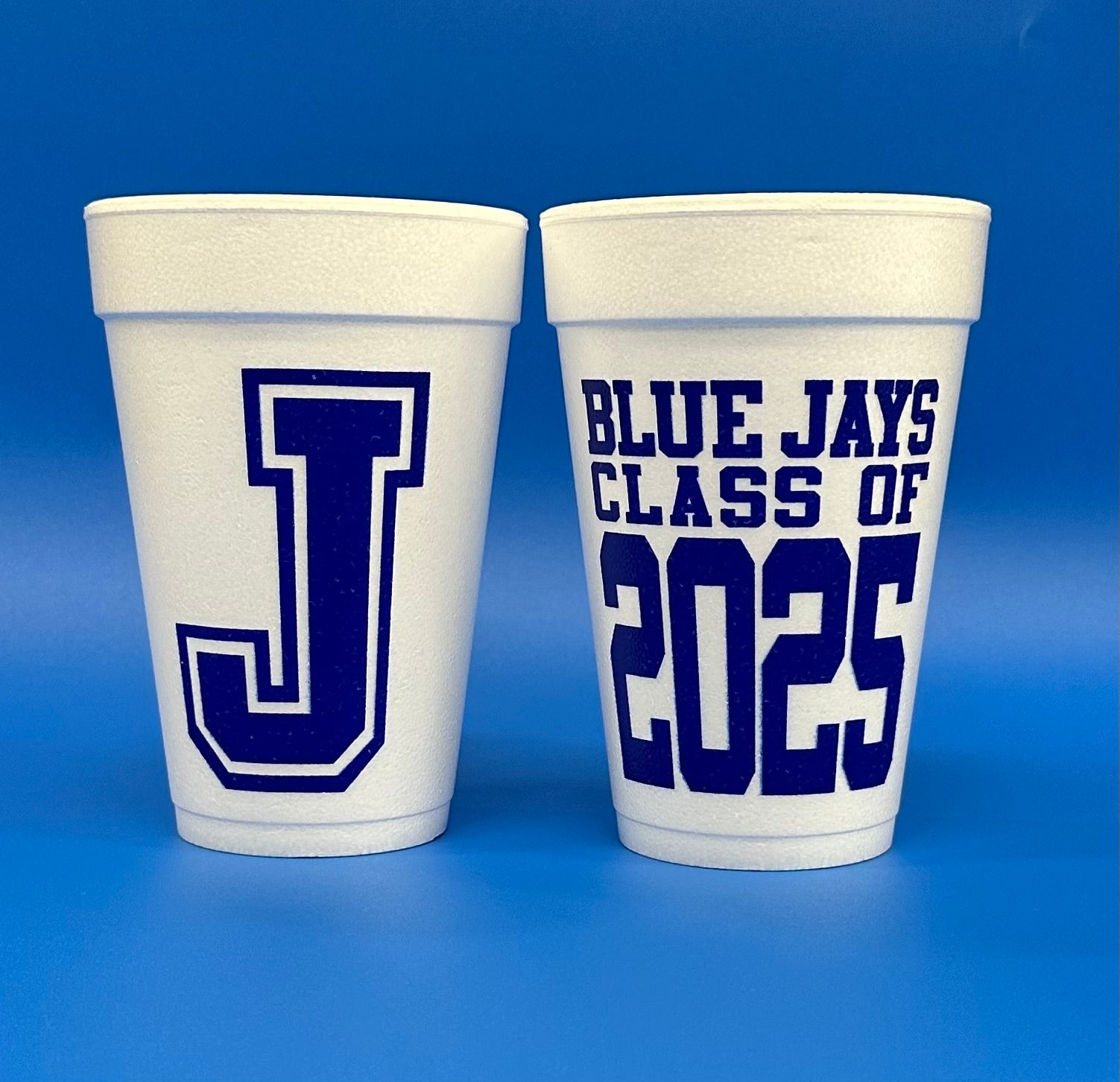 16-ounce cups.&nbsp; Set of 10 cups.

CLASS OF 2025.