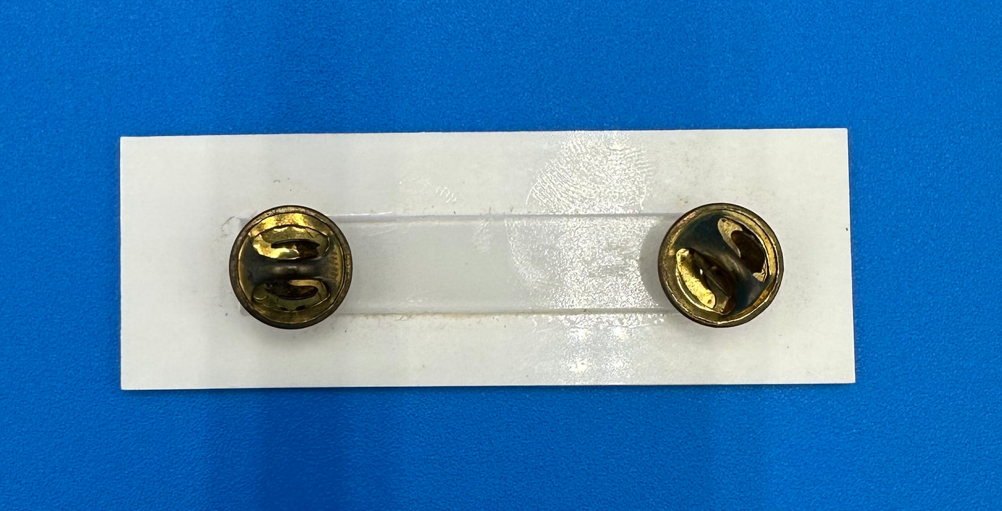 Official uniform nametag.

2 Prong backs.

Orders placed through WEDNESDAY, AUGUST 5th can be picked up on REGISTRATION DAY, TUESDAY, AUGUST 11th. New Students will receive 2 complimentary nametags.

IF YOUR METHOD OF PAYMENT IS APPLE PAY, PLEASE REVIEW YOUR ORDER FIRST BEFORE CONFIRMING. APPLE PAY defaults to SHIP ORDER rather than PICK UP.