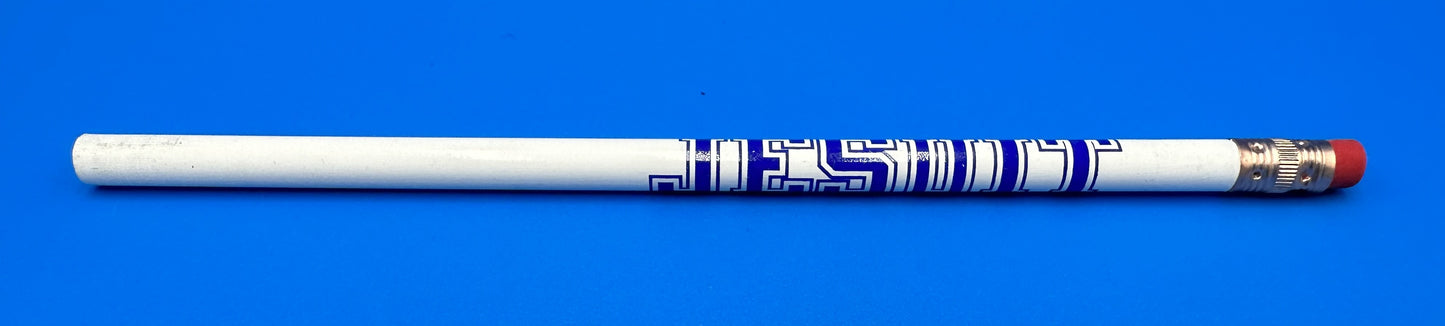 White #2 pencil with Jesuit logo.
