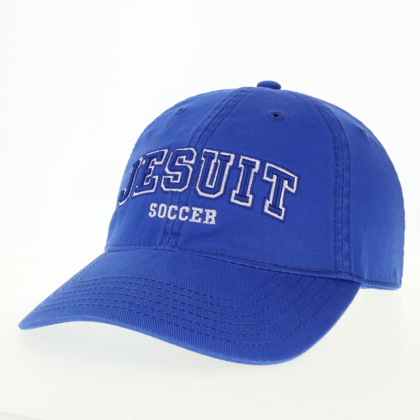 Legacy.

Relaxed Twill.&nbsp; 100% Cotton

6 panel unstructured low-profile fit.

Full curve brim.&nbsp; Full crown top-stitching. Features double layer front panels for durability and premium self-fabric sweatband and taping.

Adjustable fabric strap with brass slide buckle closure.

Jesuit curved logo w/Dad.