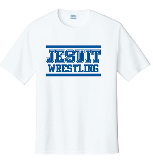 Port & Company.

100% Polyester. 3.8-ounce.

This tee performs with Dry Zone moisture-wicking technology to keep you cool, dry and comfortable.

JESUIT WRESTLING LOGO - Screenprinted.