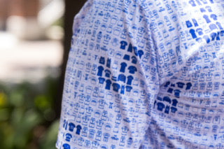 Swamp Rat Threads.

92% Polyester/8% Lycra.

Sublimated fabric features an all over Jesuit Sports Jerseys in Royal Blue and White. Incorporated in the design is our J logo. Our Blue Jay Band is featured too!