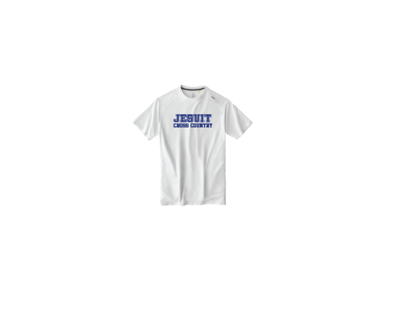 Tasc Performance.

The shirt that started this New Orleans brand!

Lightweight performance fabric for year-round comfort, modified raglan shoulder, 30" length.

52% Organic Cotton/43% Viscose from Bamboo/5% Lycra Spandex.

Jesuit CROSS COUNTRY logo.