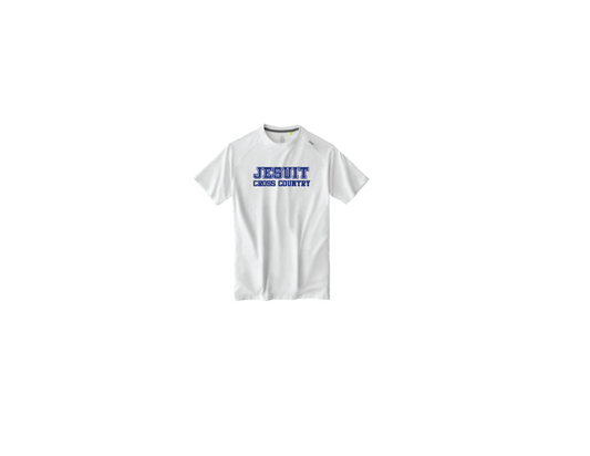 Tasc Performance.

The shirt that started this New Orleans brand!

Lightweight performance fabric for year-round comfort, modified raglan shoulder, 30" length.

52% Organic Cotton/43% Viscose from Bamboo/5% Lycra Spandex.

Jesuit CROSS COUNTRY logo.