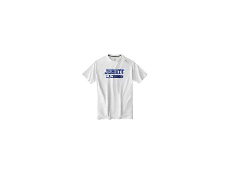 Tasc Performance.

The shirt that started this New Orleans brand!

Lightweight performance fabric for year-round comfort, modified raglan shoulder, 30" length.

52% Organic Cotton/43% Viscose from Bamboo/5% Lycra Spandex.

Jesuit LACROSSE logo.