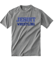 Tasc Performance.

The shirt that started this New Orleans brand!

Lightweight performance fabric for year-round comfort, modified raglan shoulder, 30" length.

52% Organic Cotton/43% Viscose from Bamboo/5% Lycra Spandex.

Jesuit WRESTLING logo.