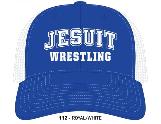 Richardson

60% Cotton/40% Polyester w/100% Nylon. Adjustable fit.

Precurved. Mid Pro Adjustable Snapback. Cotton Sweatband.

JESUIT WRESTLING logo.

THIS IS A PRE-ORDER!  PRODUCT SHOULD BE IN STOCK BY END SEPTEMBER.