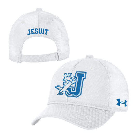 Youth Hat - White Adjustable Baseball Hat