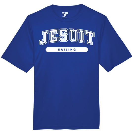 Team 365.

100% Polyester.

Self-Collar. Set in sleeve construction.

THIS IS A PRE-ORDER. ORDERS WILL BE READY END NOVEMBER.

JESUIT SAILING logo